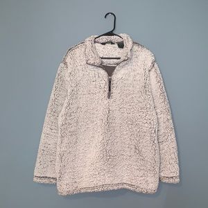 Grey Sherpa pullover